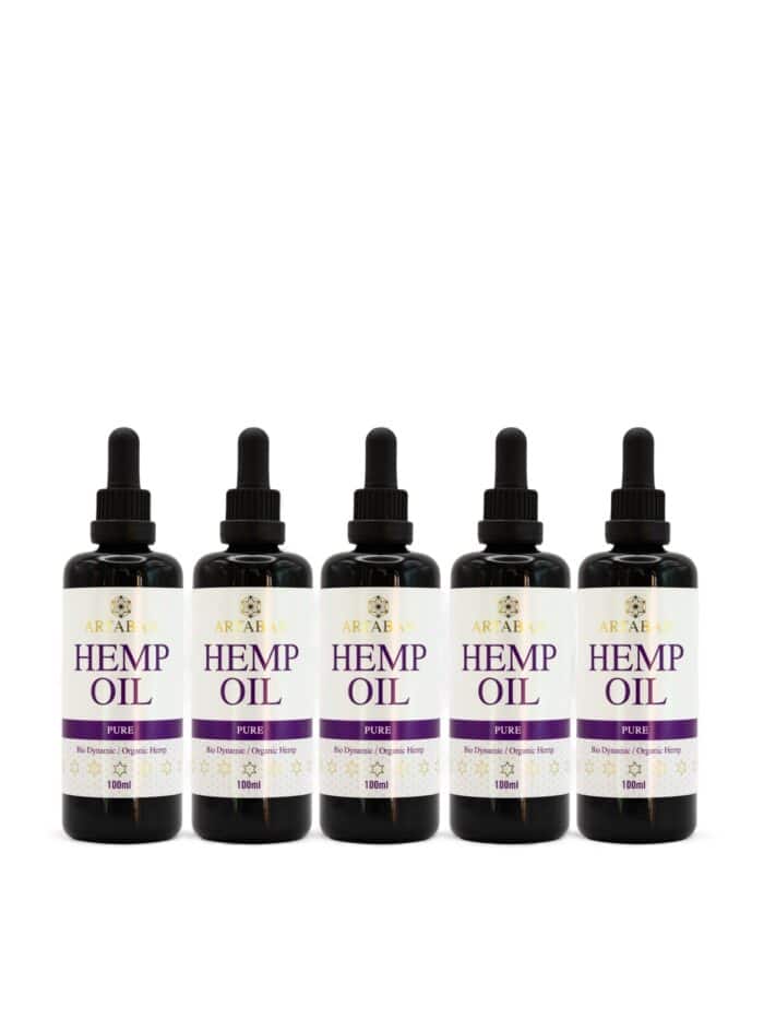 Artaban Hemp Oil Pure 5 x 100ml Special