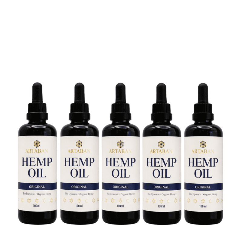Original Hemp Oil 5 x 100ml Special