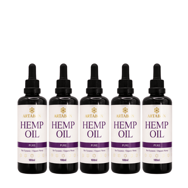 Artaban Hemp Oil Pure 5 x 100ml Special